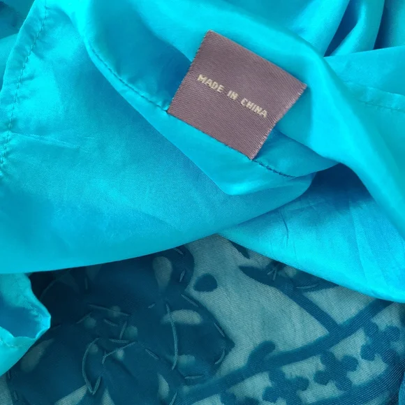 Hale Bob Velvet Print Silk Blend Dress Size X-Small - Picture 11 of 16